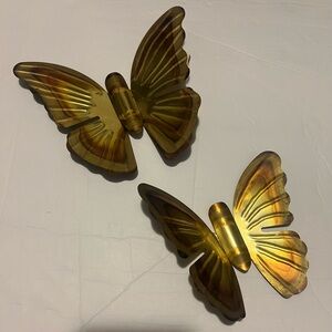 Vintage Brass Butterflies